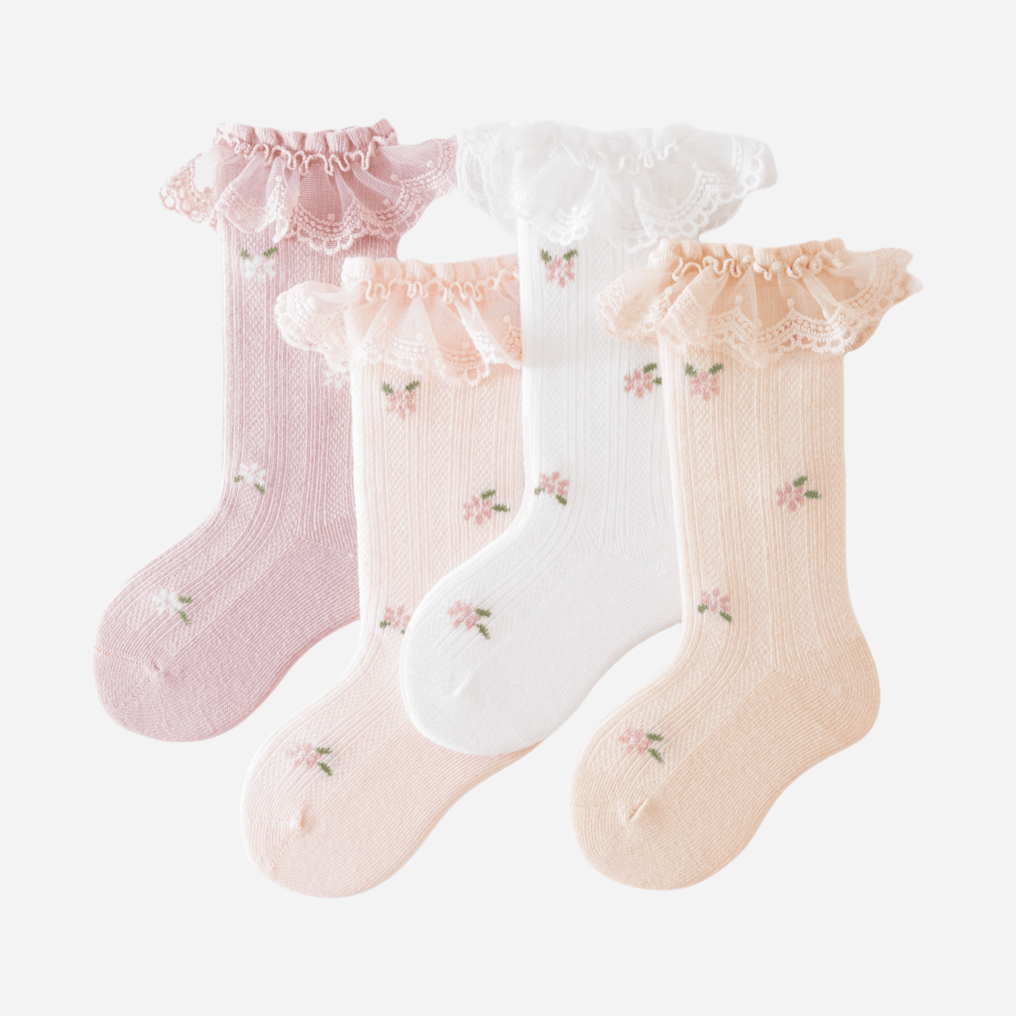 Babies The Fairytale Bloom Knee-Highs-3 pack - Weavasocks