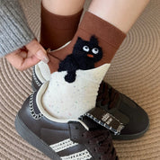 Peeking Cat Socks