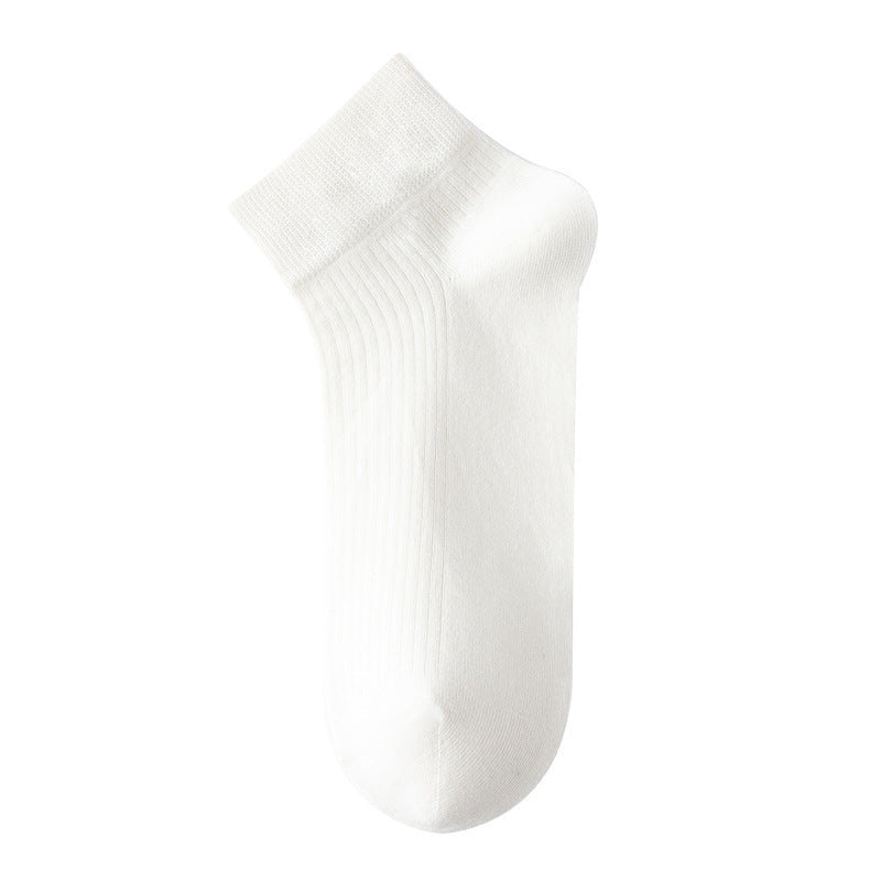 Men's Moisture-Wicking Drop-Needle Ribbed Ankle Socks