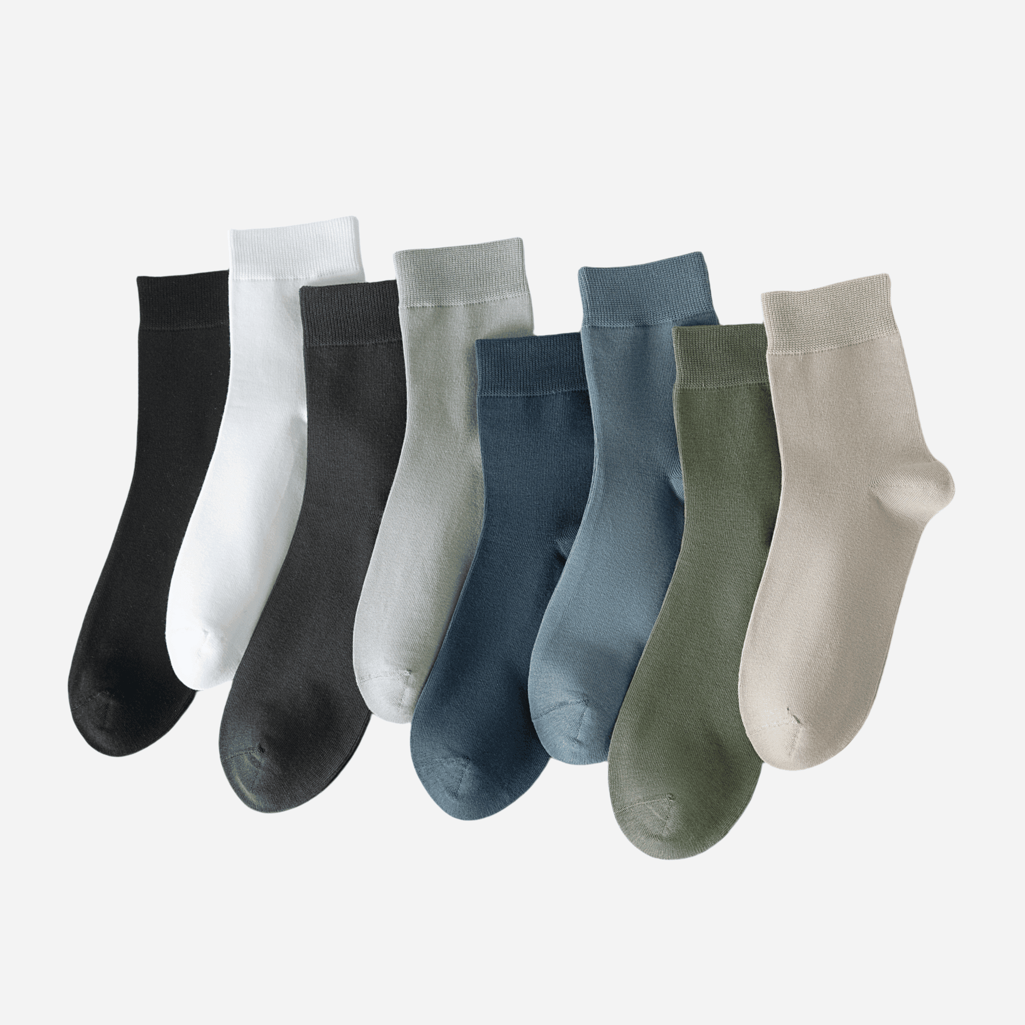Men's Refined Fit Casual Crews-5 Pack