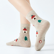 Kids' Winter Wool Blend Thermal Crew Socks 5-Pack