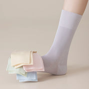 Women's Modal & Mulberry Silk Blend 7.5‘‘ All-Season Crew Socks