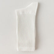 Men's 92% Cotton Ribbed Tall Crew Socks