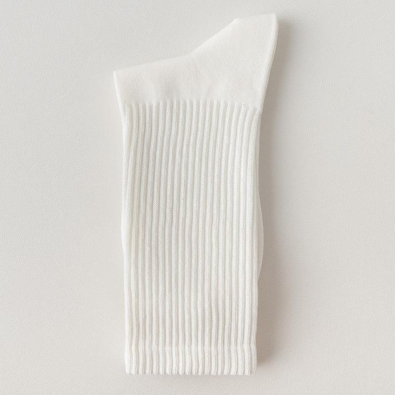 Men's 92% Cotton Ribbed Tall Crew Socks