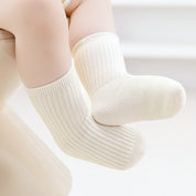 Baby’s Candy Pastel Solid Ribbed Socks 3-Pack