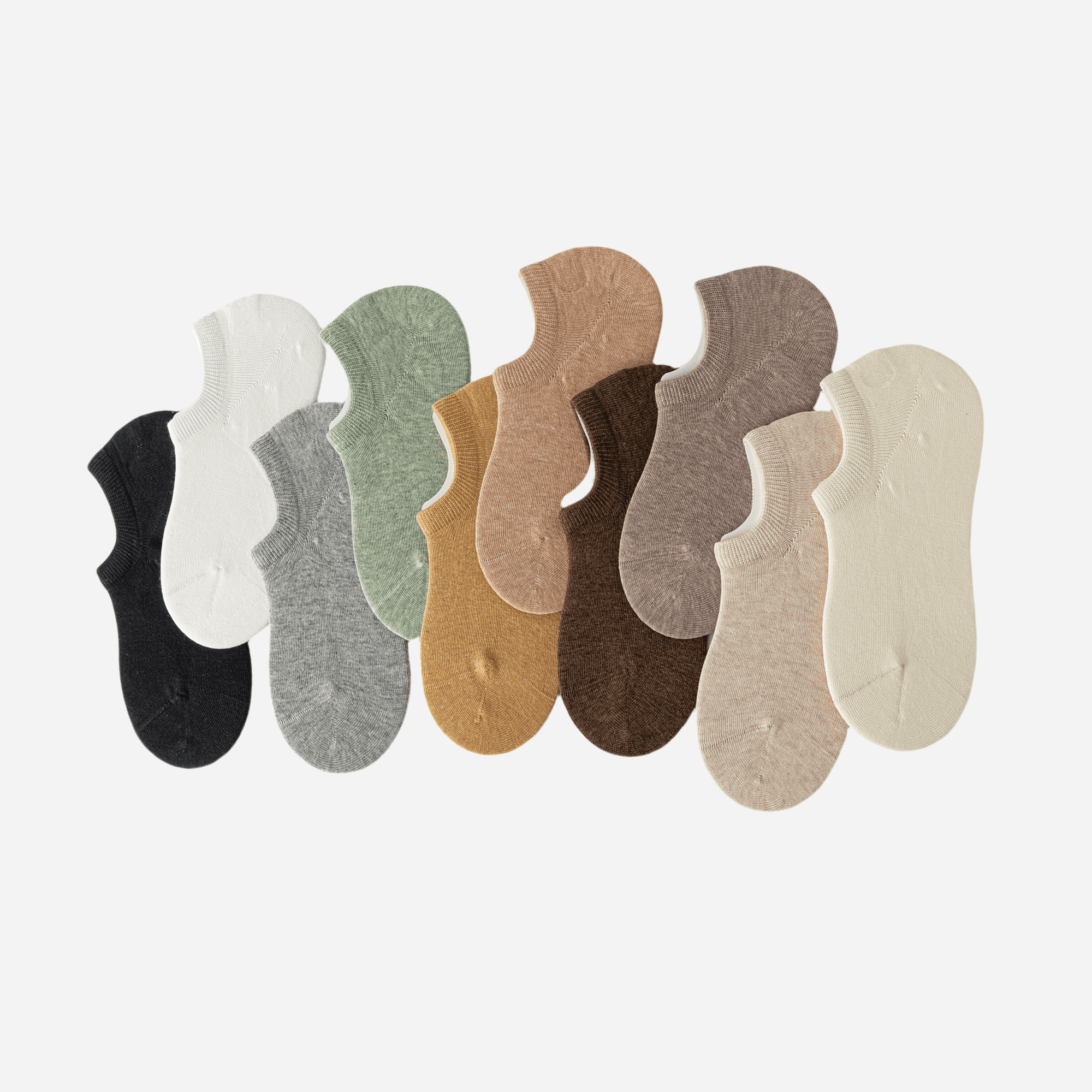 Women's Stay-Put No-Show Socks-6 Pack