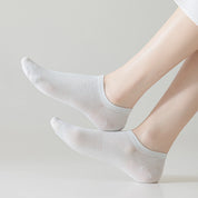 Women's Silk Blend Cooling Invisible Socks