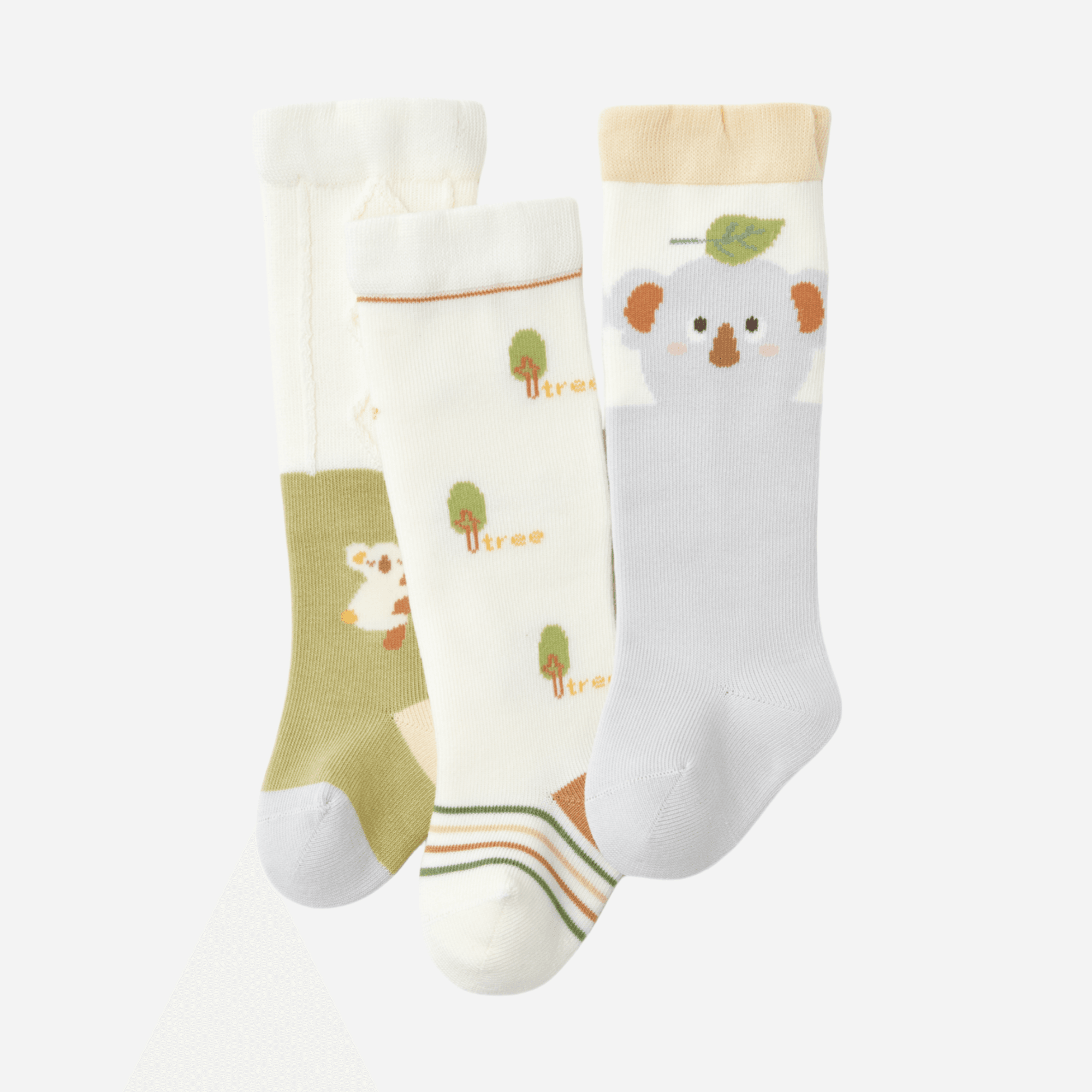 Babies The Koala Knee-Highs-3 pack - Weavasocks
