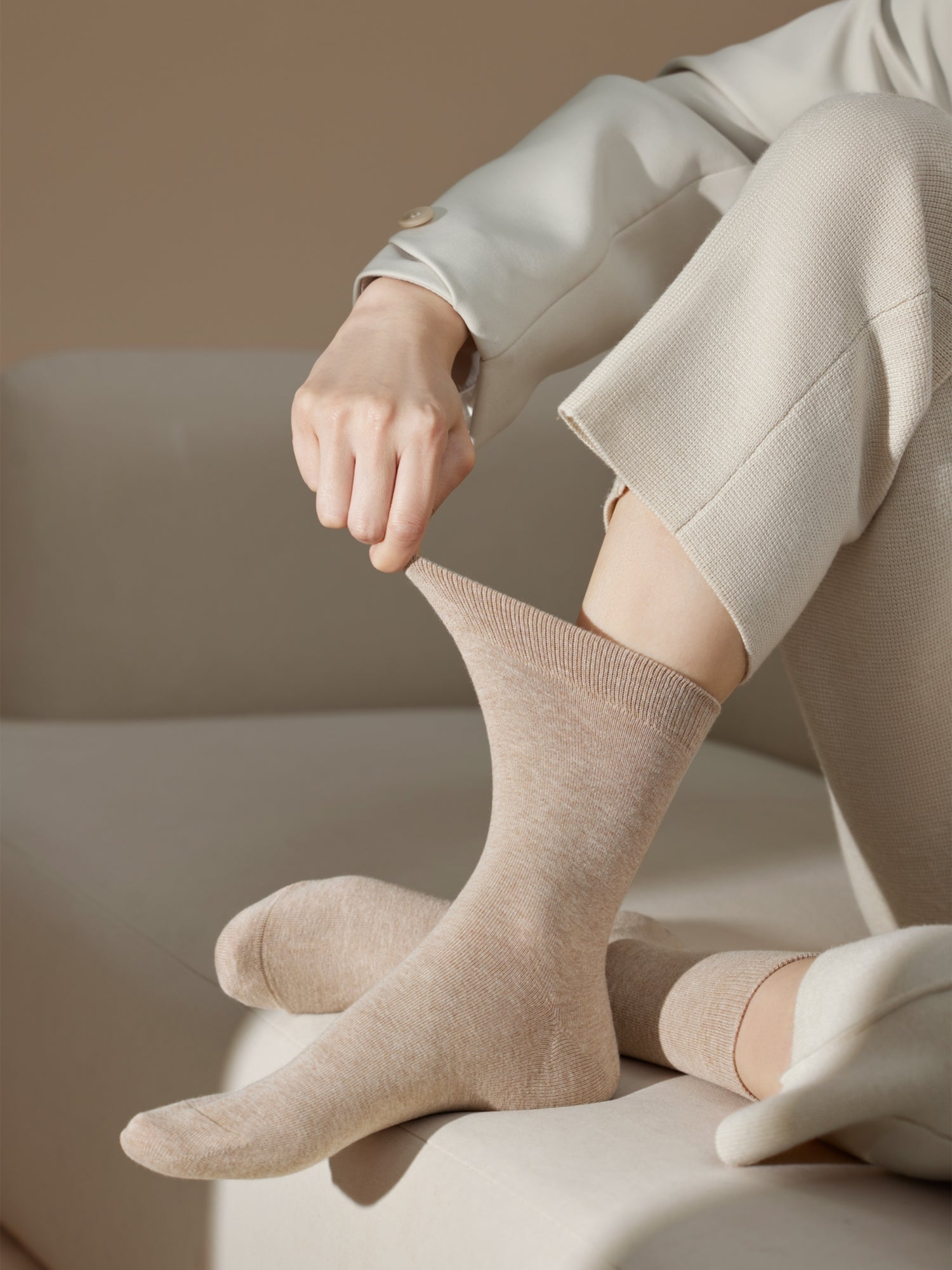Women's 100% Cotton Crew Socks-1 Pack