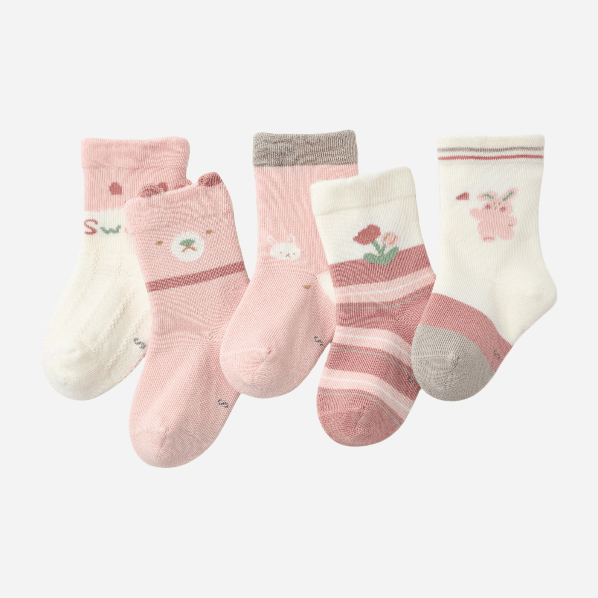 Babies The Strawberry Patch Socks-5 pack - Weavasocks