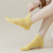 Women's 98% Cotton Heel Tab Ankle Socks