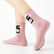 Kid‘s Fairytale Forest Thickened Terry Socks 5-Pack