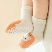 Baby’s Toe-Cap Friends Non-Slip Socks 4-Pack