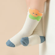 Baby’s Happy Flower & Ruffle Cotton Crew Socks 4-Pack