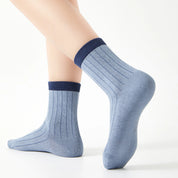 Kid‘s Premium 97% Cotton Ribbed Socks 5-Pack