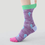 Women's Shimmer Mesh Crew Socks (3-Pack)