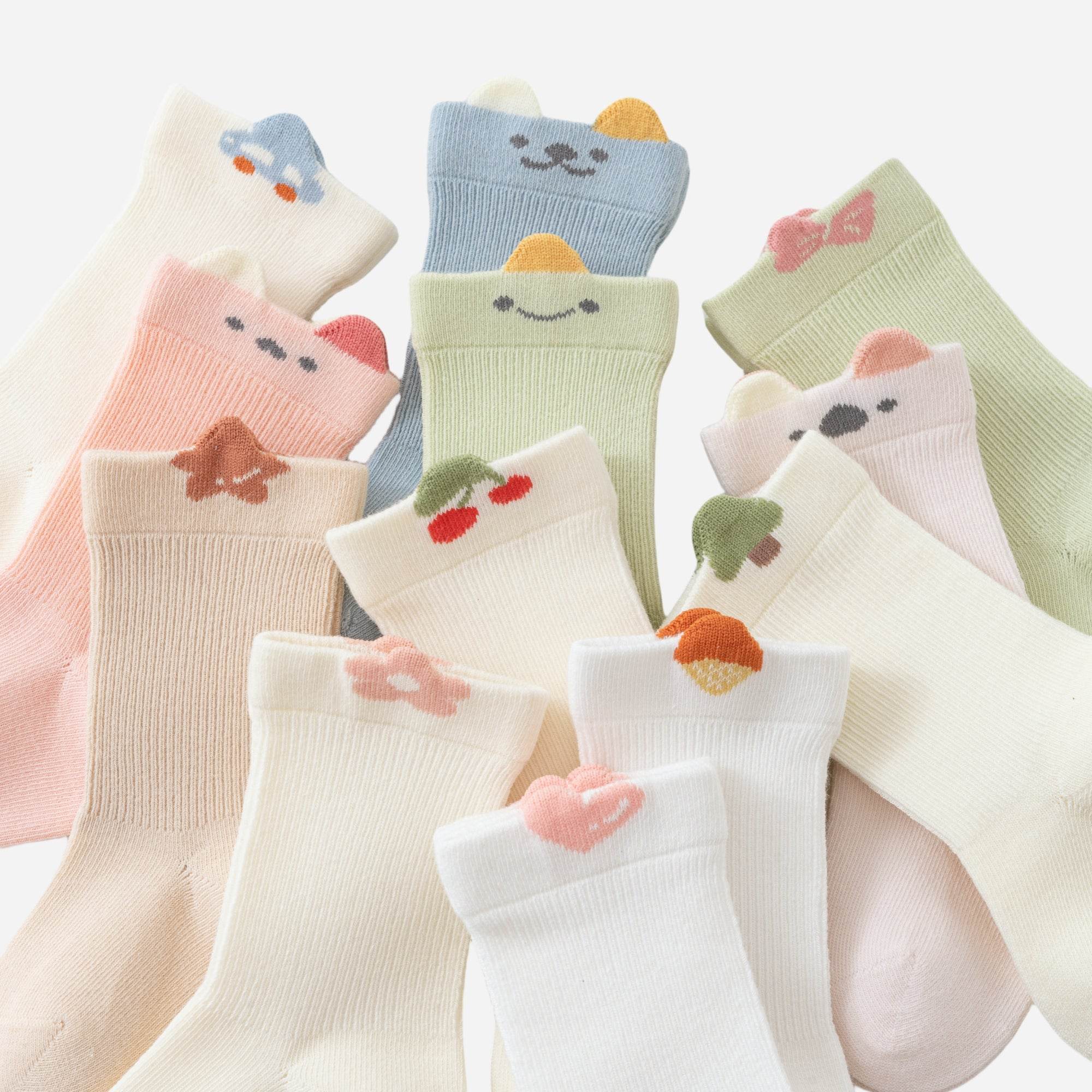 Babies Peekaboo Tab Socks-3 Pack - Weavasocks
