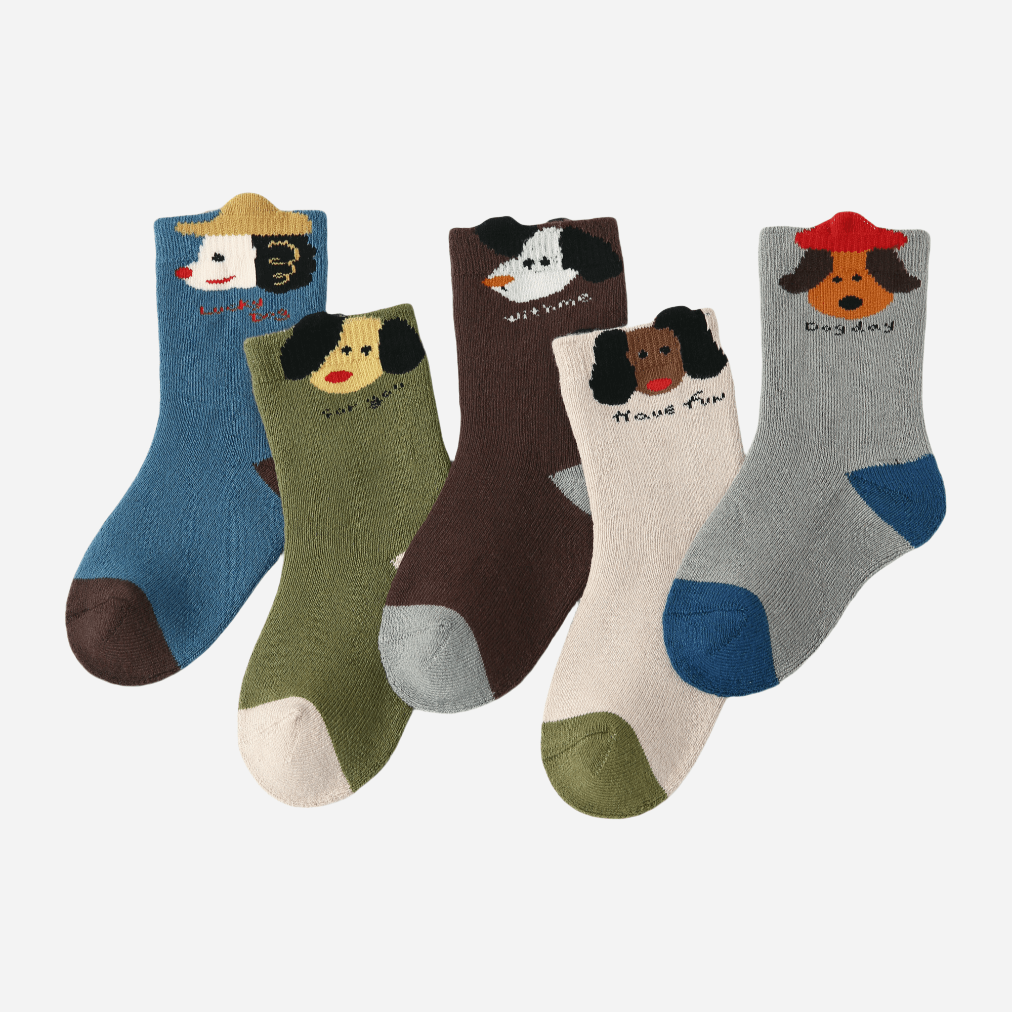 Kid's The Dog Park Socks-5 pack - Weavasocks