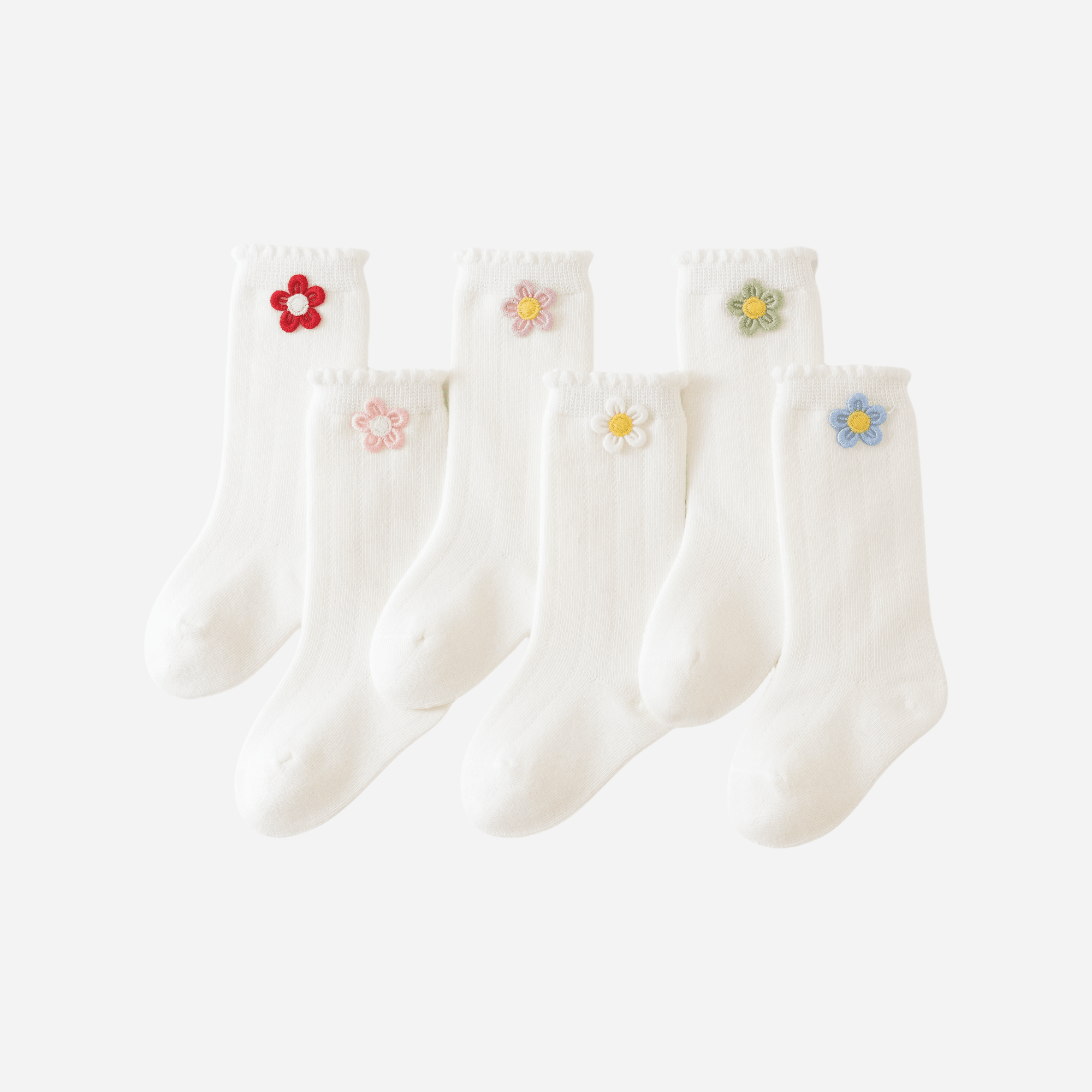 Babies The Daisy Chain Knee-Highs-3 pack - Weavasocks