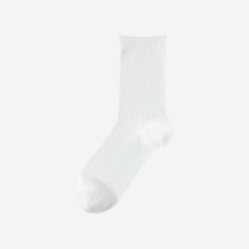 Women's 5.5" Luxury 6A Silk Roll Top Socks