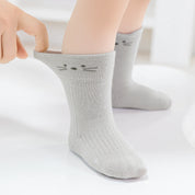 Baby’s Minimalist Line Art Ribbed Crew 4-Pack