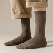 Men's 92% Premium Cotton Terry Cushion Sport Socks - product photo showing cushioned comfort