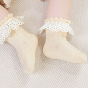 Baby’s Vintage Eyelet Lace Ruffle Cotton 3-Pack