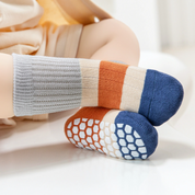 Baby’s Retro Colorblock Wide Stripe Floor Socks 3-Pack