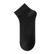 Men's Moisture-Wicking Drop-Needle Ribbed Ankle Socks