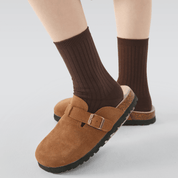 Kid's Classic Solid Color Ribbed Socks C - 5 Pairs - Weavasocks