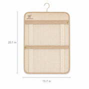 Dual-Sided Hanging Mesh Organizer for Socks & Intimates
