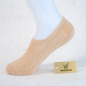 Women's 95% Cotton Ultra-Soft Heathered No-Show Socks