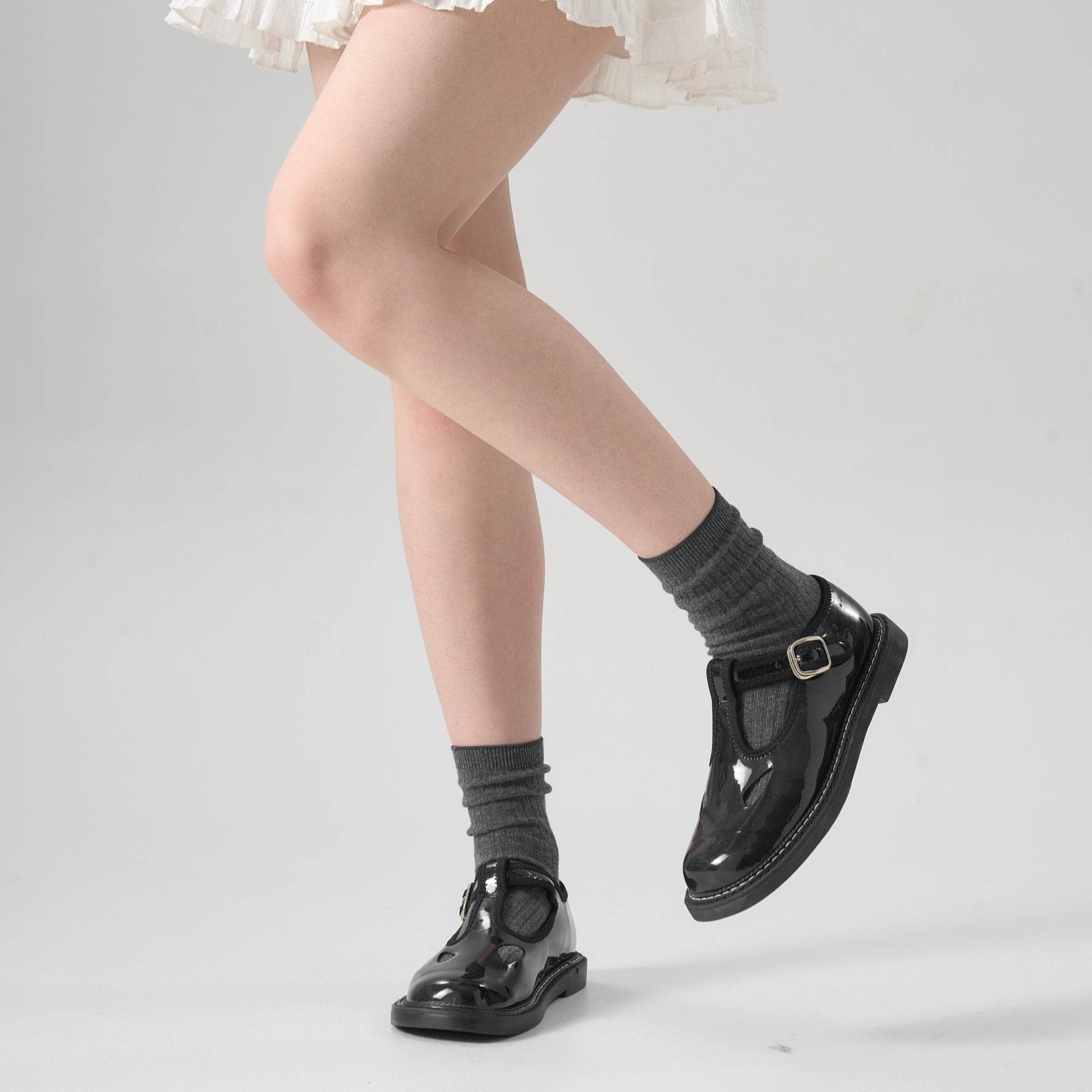 Women's Perfect Scrunch Ribbed Crew Socks - Single Pair