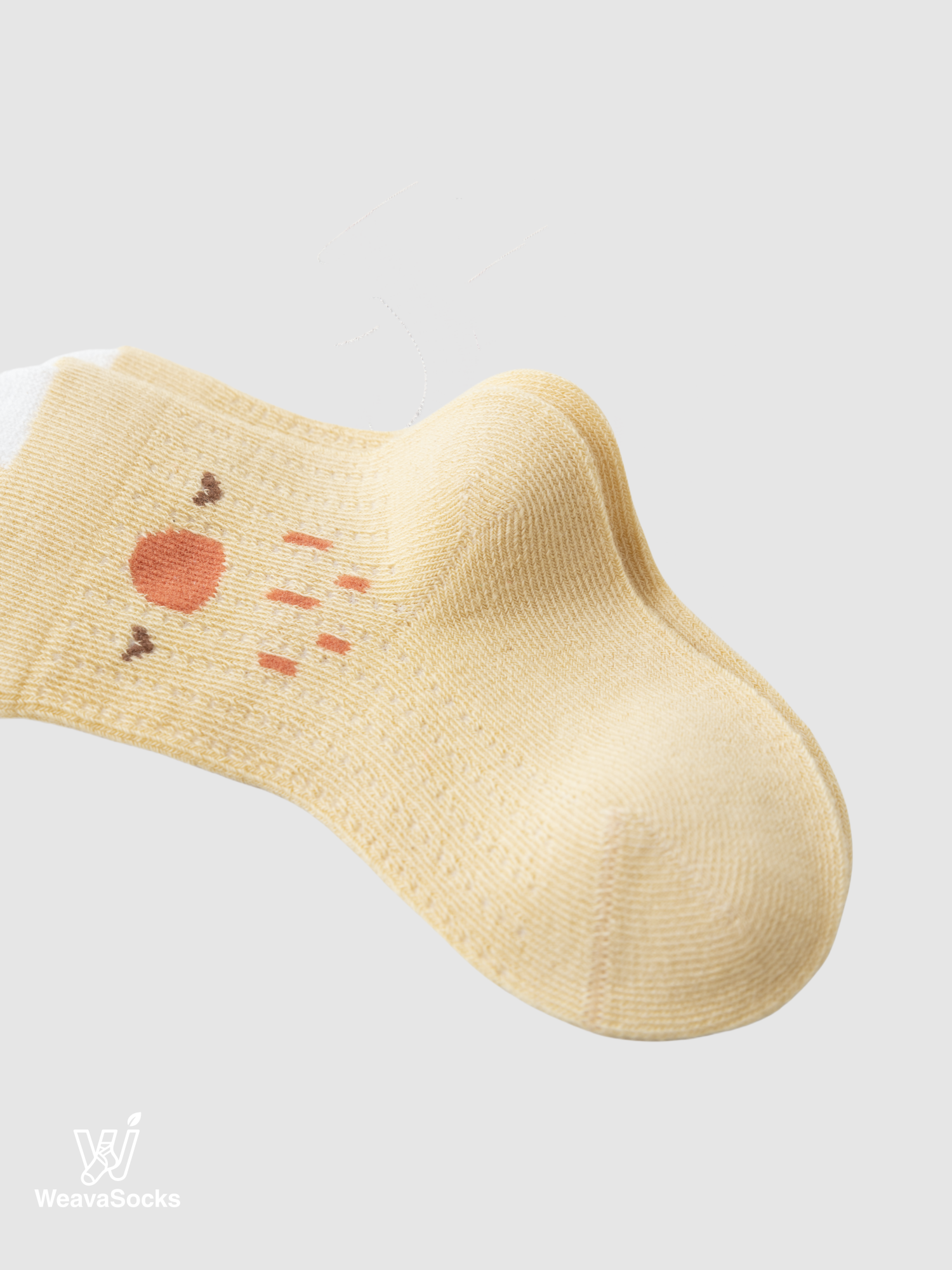Babies' Breathable Ribbed Ankle Socks -4 Pack