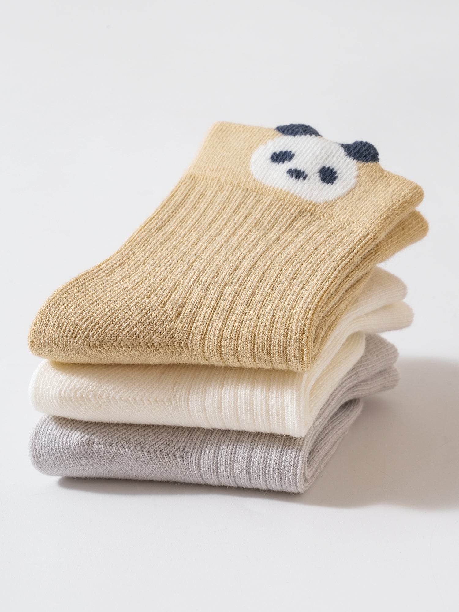 Babies' Ribbed Crew Socks-3 Pack