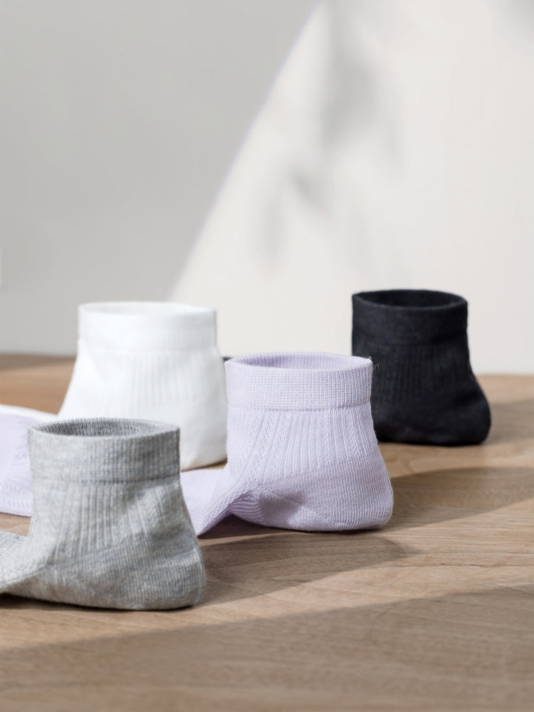 Women's Silk Linen Low-Cut Socks-1 Pack
