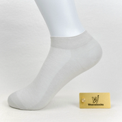 Women's 99% Supima® Cotton Breathable Mesh Low Cut Socks - product photo showing breathable mesh comfort