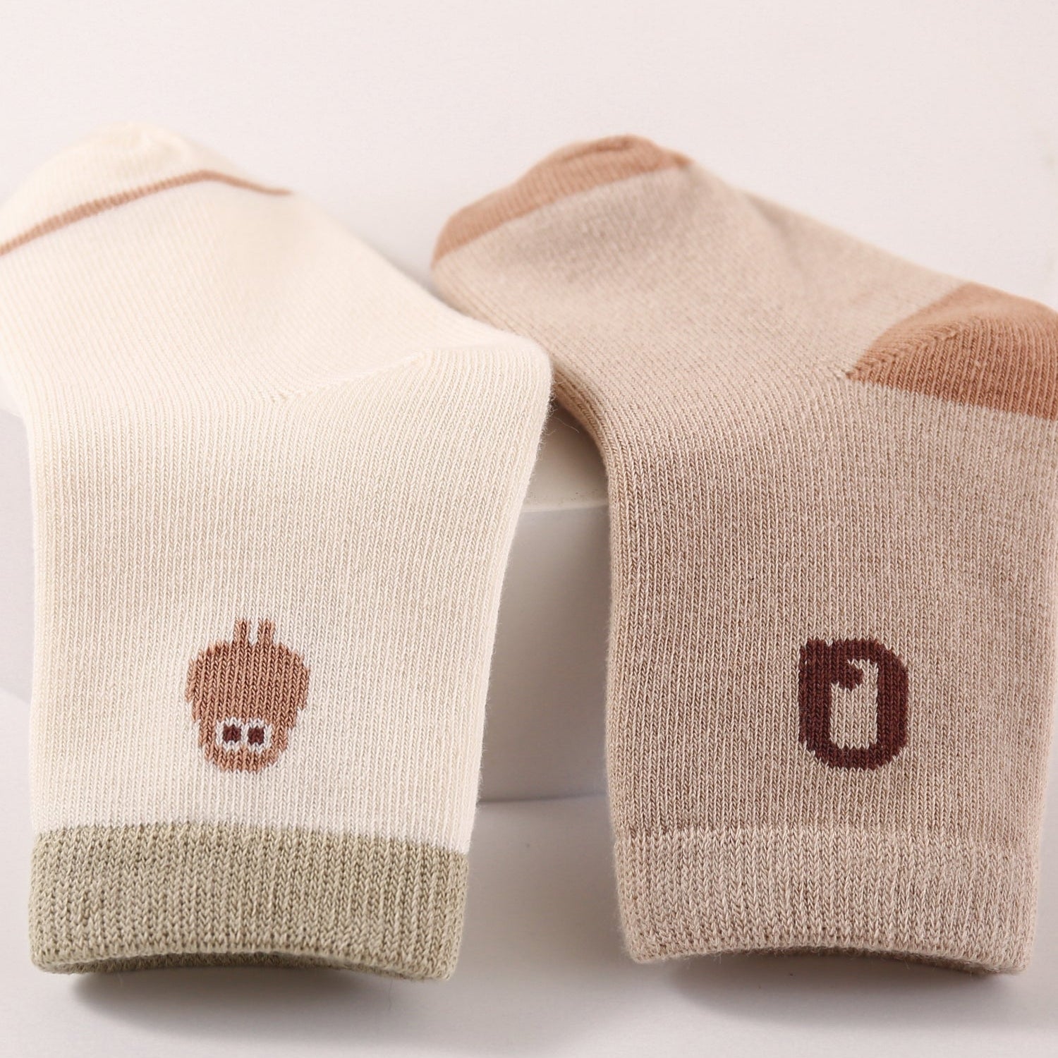 Babies' Combed Cotton Socks -5 Pack