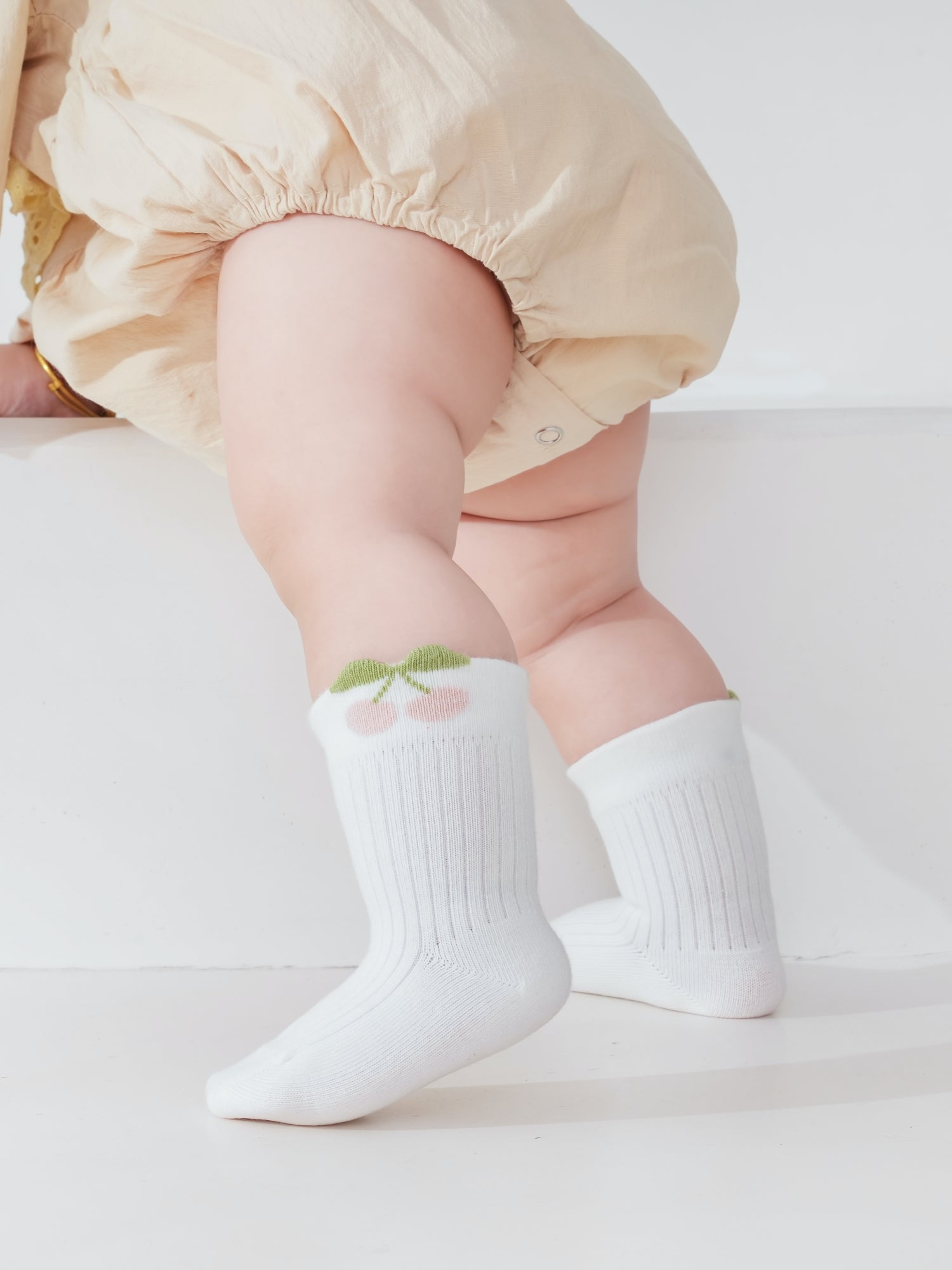 Babies' Ribbed Crew Socks-3 Pack