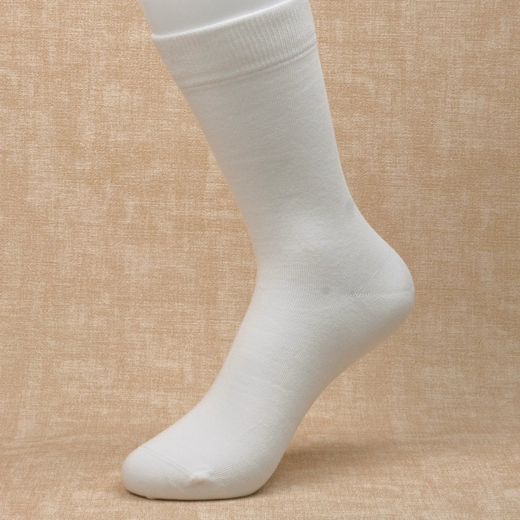 Women's 97% Cotton 6.6" Essential Crew Socks - product photo showing soft cotton comfort