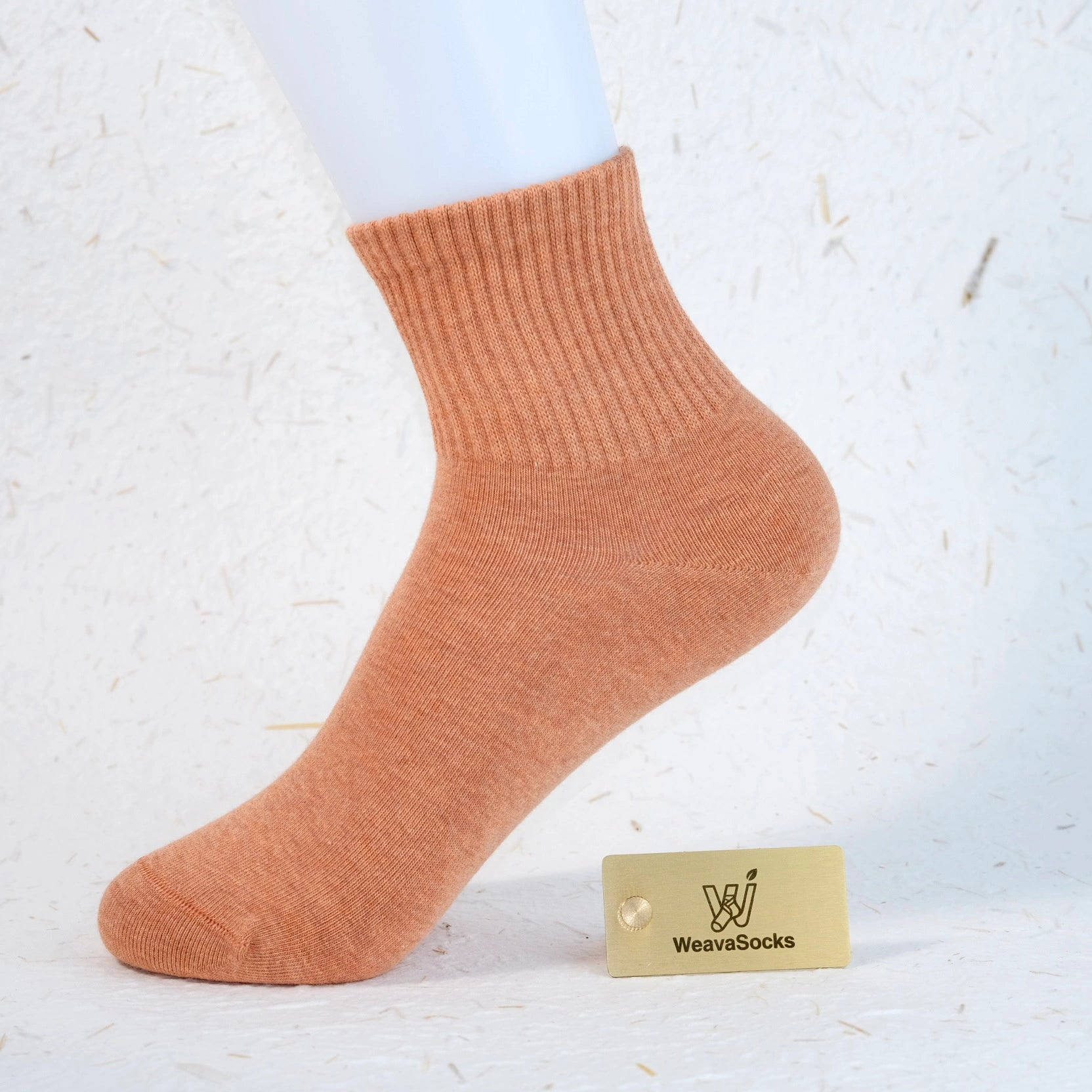 Women's 98% Cotton High-Density Ribbed Crew Socks