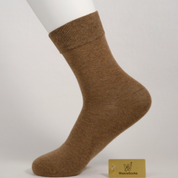 Men's 63% Combed Cotton Seamless Quarter Socks - product photo showing soft cotton comfort