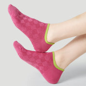 Textured No-Show Socks