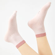 Kids' 97.3% Premium Cotton Solid Crew Socks 5-Pack