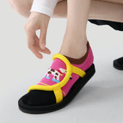 Women's Fun & Whimsical Summer Pattern No-Show Socks (5-Pack)