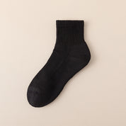 Durable Cotton Rib Socks