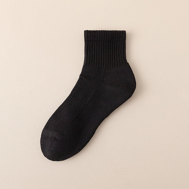 Durable Cotton Rib Socks