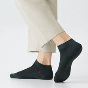 Men's 99% Supima® Cotton Breathable Mesh Low Cut Socks - product photo showing breathable mesh comfort