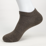 Men's 98% Cotton Everyday Low-Cut Ankle Socks - product photo showing soft cotton-rich comfort