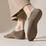 Men's 92% Cotton Cushioned Invisible Socks